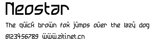 Neostar.ttf字體轉換器圖片
