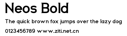 Neos Bold.ttf字體轉換器圖片