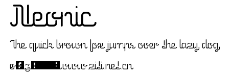 Neonic.ttf字體轉換器圖片