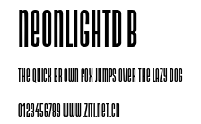 NeonlightDB.ttf字體轉換器圖片