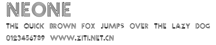Neone.ttf字體轉換器圖片