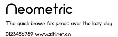 Neometric.otf字體轉換器圖片