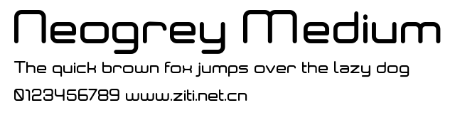 Neogrey Medium.otf字體轉換器圖片