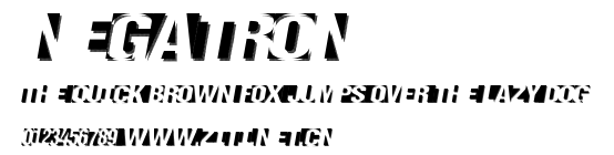 Negatron.ttf字體轉換器圖片