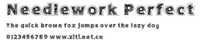 Needlework Perfect.ttf字體轉換器圖片