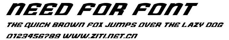Need for Font.ttf字體轉換器圖片