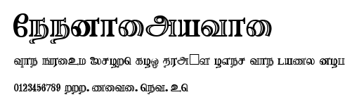 Needhimathi.ttf字體轉換器圖片