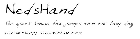 NedsHand.ttf字體轉換器圖片