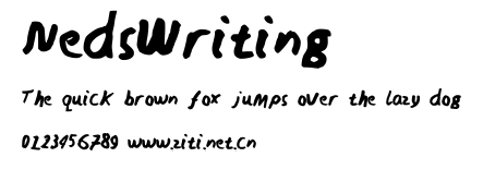 NedsWriting.ttf字體轉換器圖片