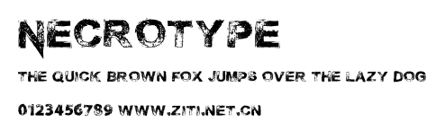 Necrotype.otf字體轉換器圖片