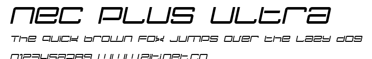 Nec plus ultra.ttf字體轉換器圖片