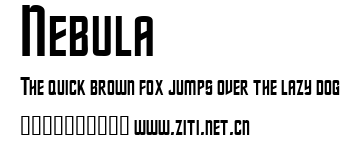Nebula.ttf字體轉換器圖片