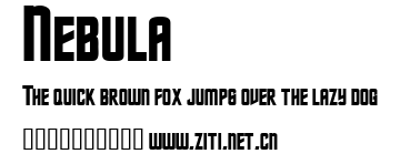 Nebula.ttf字體轉換器圖片