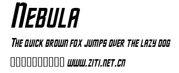 Nebula.ttf字體轉換器圖片