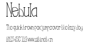Nebula.ttf字體轉換器圖片