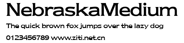 NebraskaMedium.ttf字體轉換器圖片