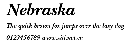 Nebraska.ttf字體轉換器圖片
