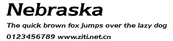 Nebraska.ttf字體轉換器圖片