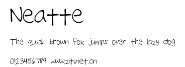 Neatte.ttf字體轉換器圖片