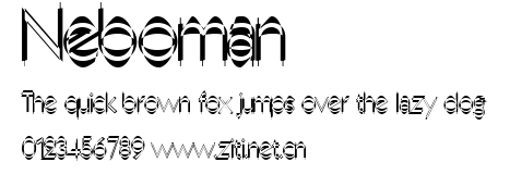 Neboman.ttf字體轉換器圖片
