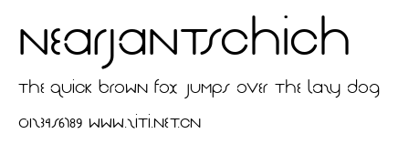 NearJanTschich.ttf字體轉換器圖片