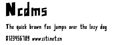 Ncdms.ttf字體轉換器圖片
