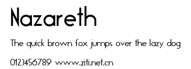 Nazareth.ttf字體轉換器圖片