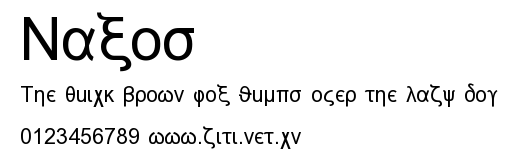 Naxos.ttf字體轉換器圖片