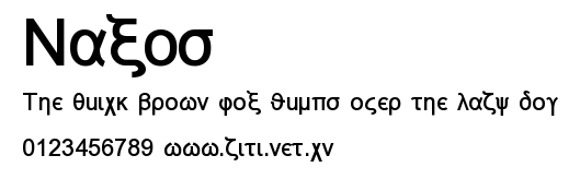 Naxos.ttf字體轉換器圖片