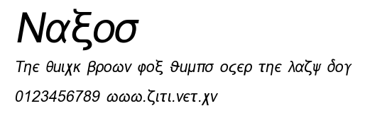 Naxos.ttf字體轉換器圖片