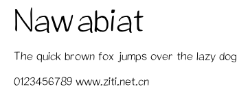 Nawabiat.ttf字體轉換器圖片