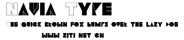 Navia Type.ttf字體轉換器圖片