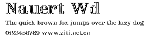 Nauert Wd.ttf字體轉換器圖片