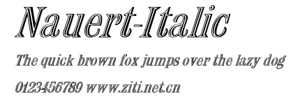 Nauert-Italic.ttf字體轉換器圖片