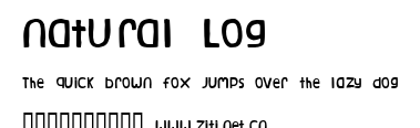 Natural Log.ttf字體轉換器圖片