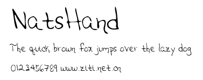 NatsHand.ttf字體轉換器圖片