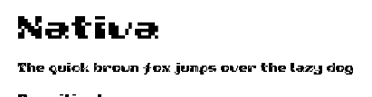 Nativa.ttf字體轉換器圖片