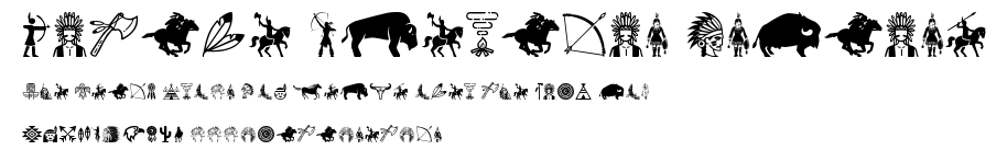 Native American Indians.ttf字體轉換器圖片