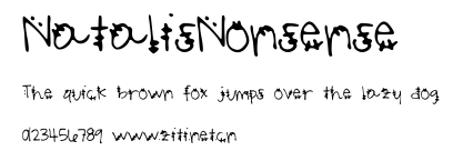 NatalisNonsense.ttf字體轉換器圖片