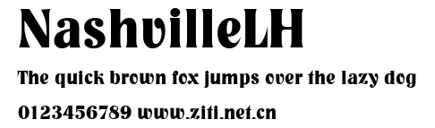 NashvilleLH.ttf字體轉換器圖片