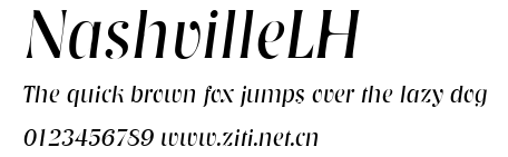 NashvilleLH.ttf字體轉換器圖片