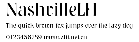 NashvilleLH.ttf字體轉換器圖片