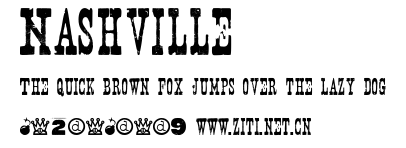 Nashville.ttf字體轉換器圖片