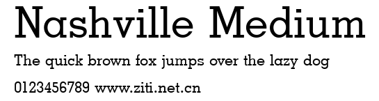 Nashville Medium.ttf字體轉換器圖片