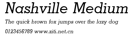 Nashville Medium.ttf字體轉換器圖片