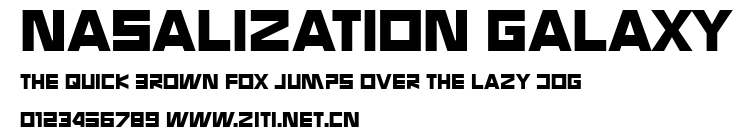 Nasalization Galaxy.ttf字體轉換器圖片