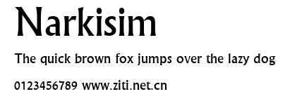 Narkisim.ttf字體轉換器圖片