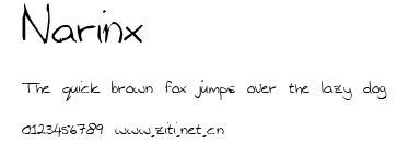Narinx.ttf字體轉換器圖片