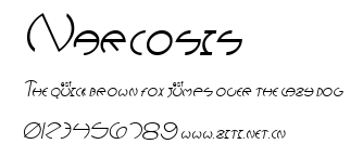 Narcosis.ttf字體轉換器圖片
