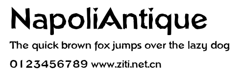 NapoliAntique.ttf字體轉換器圖片